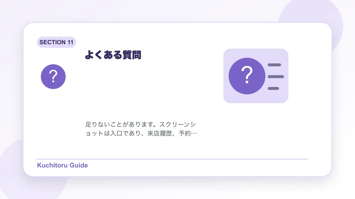 よくある質問の要点図解